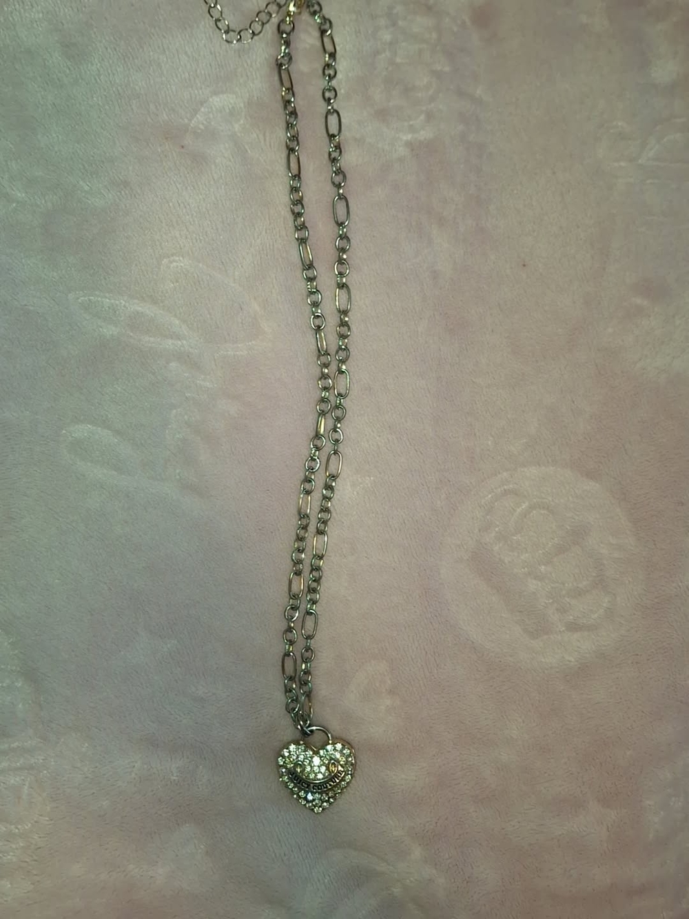 Gold Juicy Couture Locket Necklace